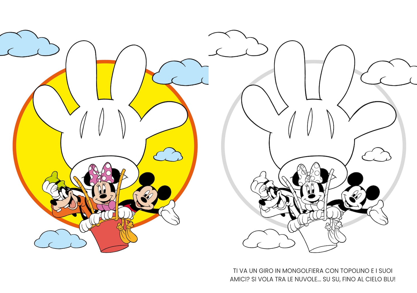 Mickey Mouse Clubhouse Primo album da colorare. Un mondo di allegria!