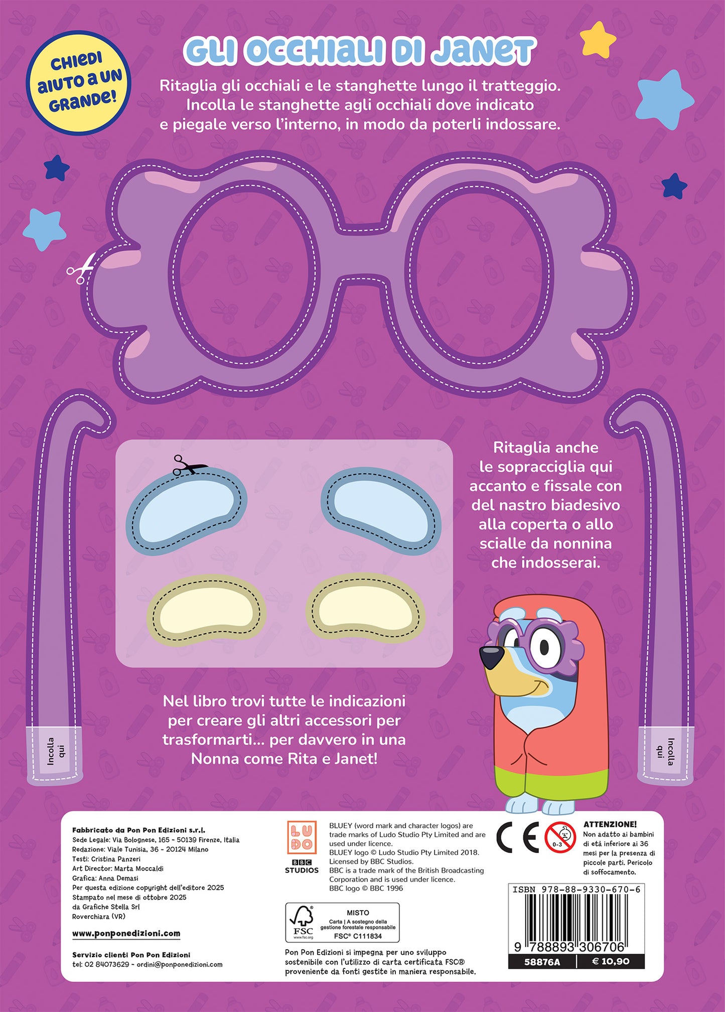 Bluey. Crea con Bluey + Il set di Rita e Janet