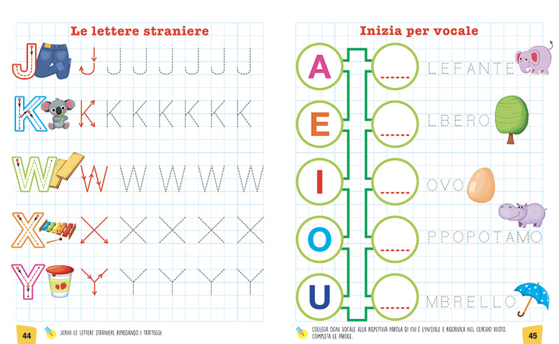 Alfabeto a quadretti