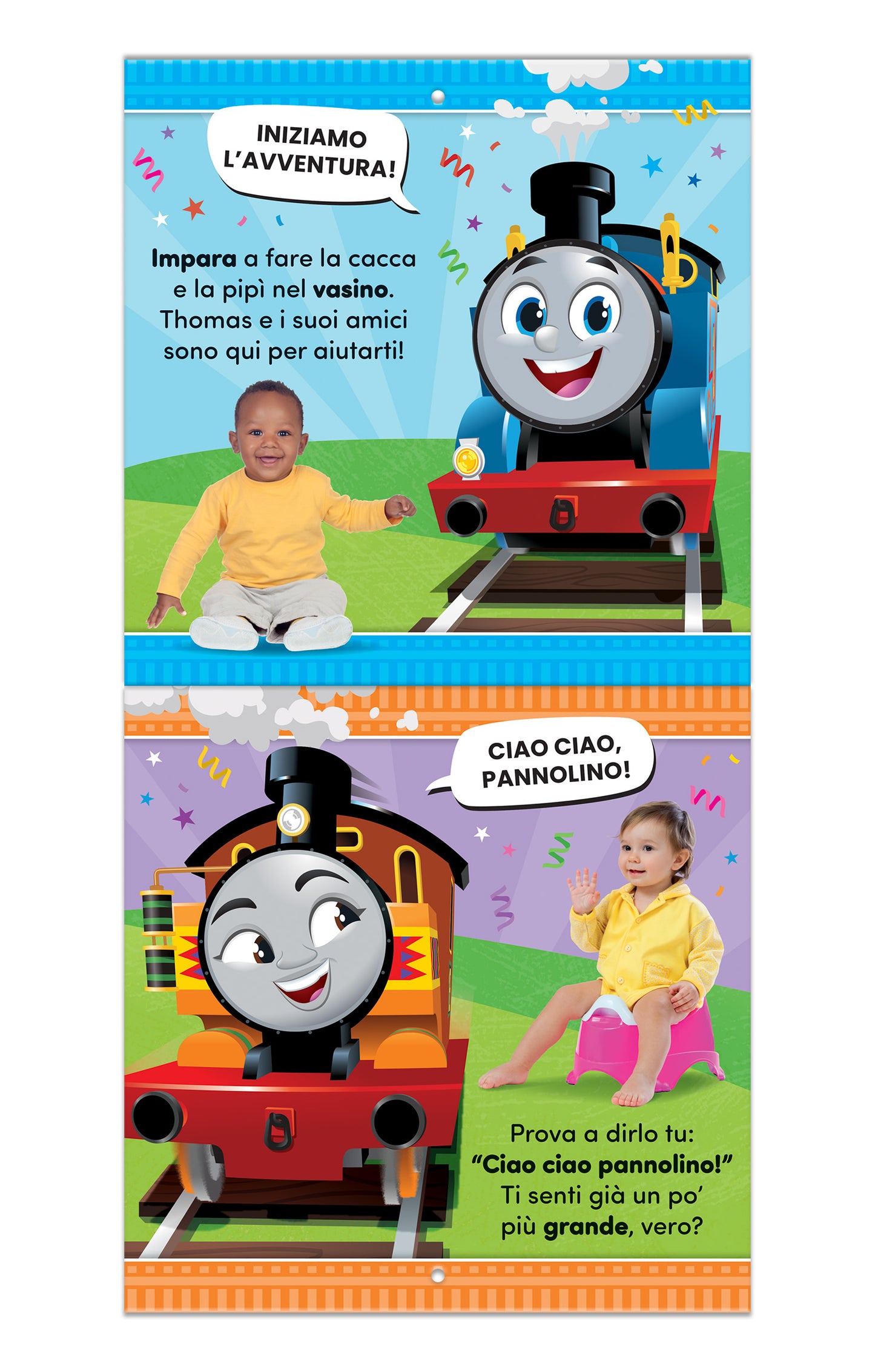 Il trenino Thomas. Libro-calendario. Via il pannolino!
