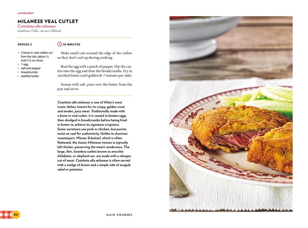 Italian Recipes. Authentic regional dishes from the Osterie d'Italia