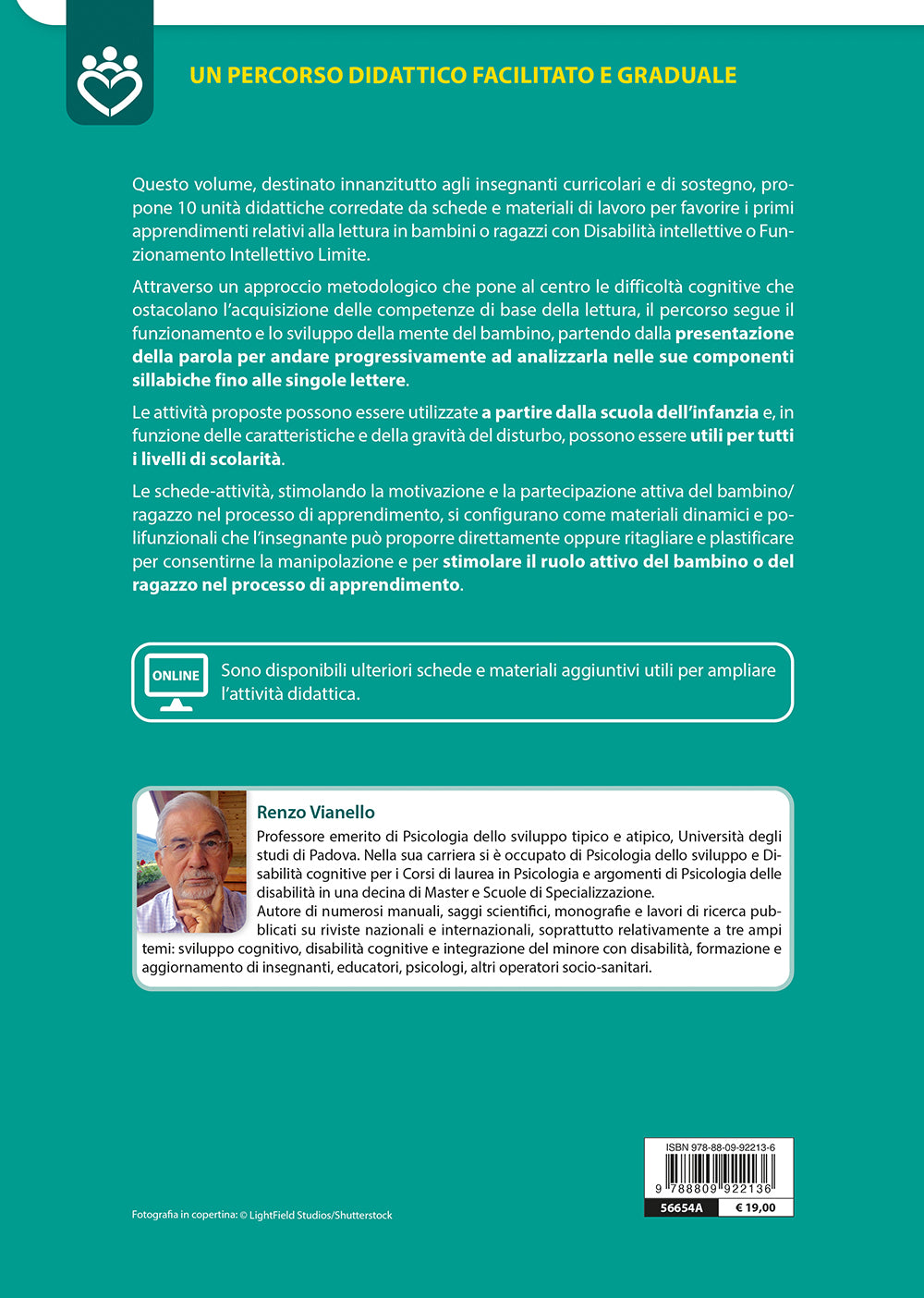 Come insegnare a leggere a bambini e ragazzi con disabilità intellettiva . Un percorso didattico facilitato e graduale