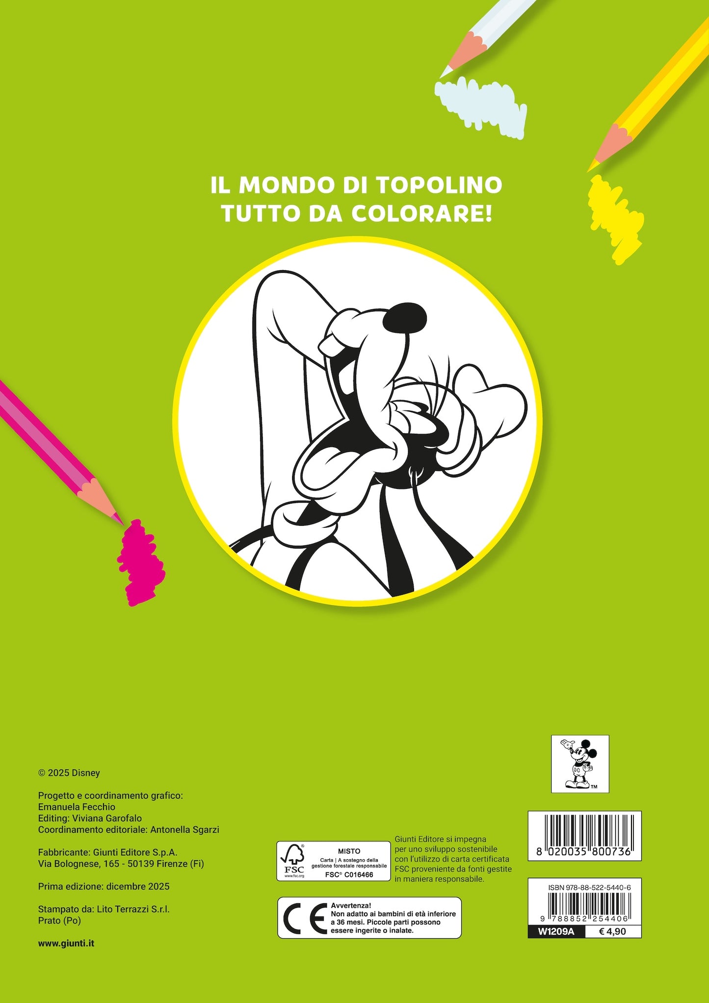Mickey Mouse Clubhouse Primo album da colorare. Un mondo di allegria!