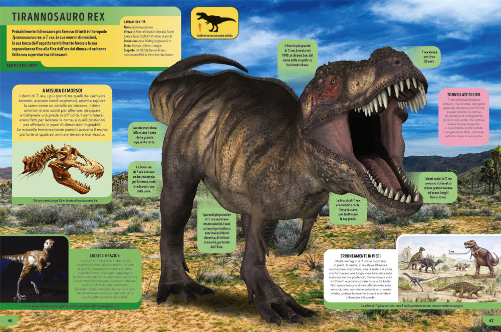Il libro dei dinosauri. Enciclopedia super aggiornata con oltre 80 creature preistoriche