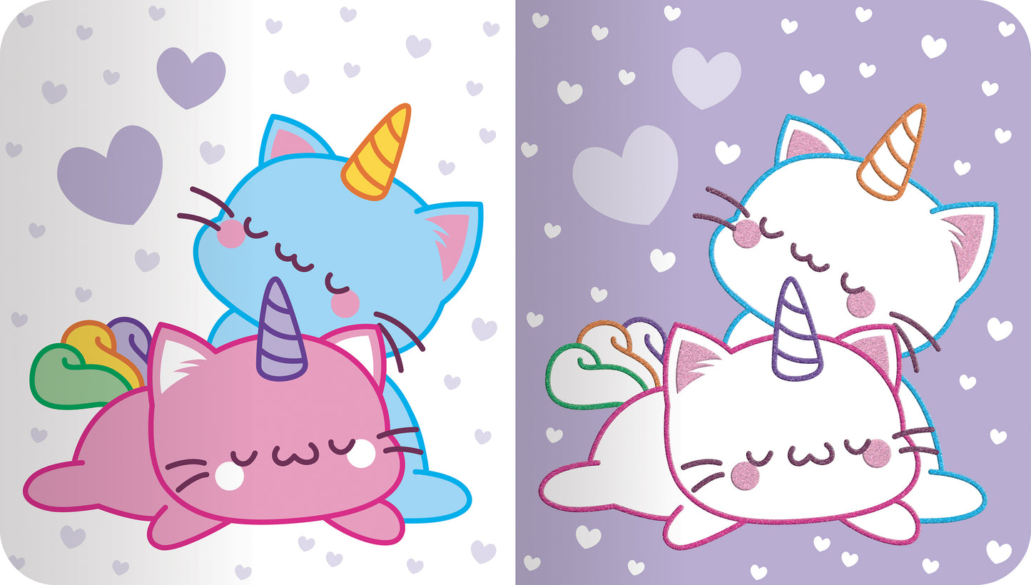 Gattini - Unicorno. Kawaii scintillanti