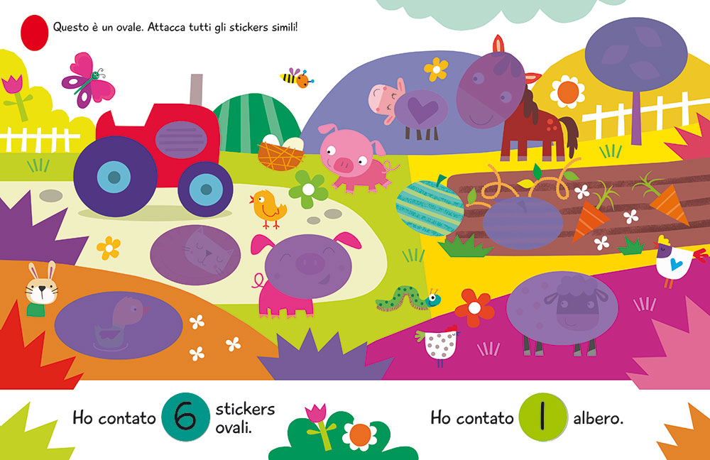 Grandi Stickers - Forme. Con 150 stickers