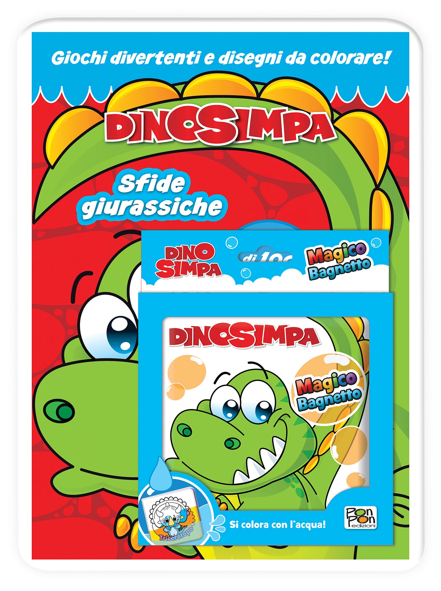 Dinosimpa. Activity con gadget. Sfide giurassiche + Magico bagnetto