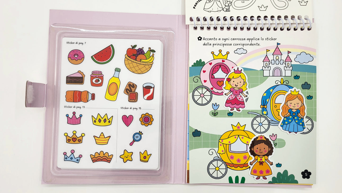 Amiche principesse. Tante attività, coloring e giochi divertenti