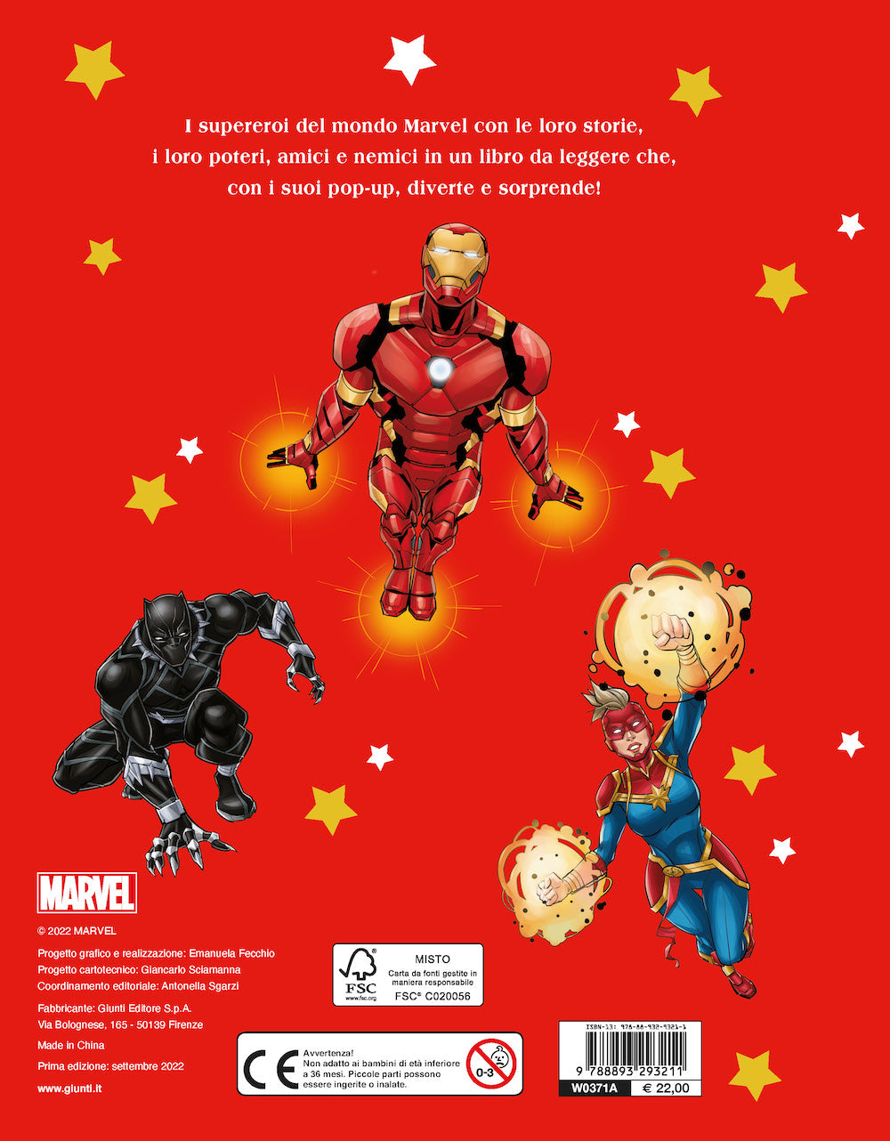 Marvel Libro Pop-up. Supereroi in 3D