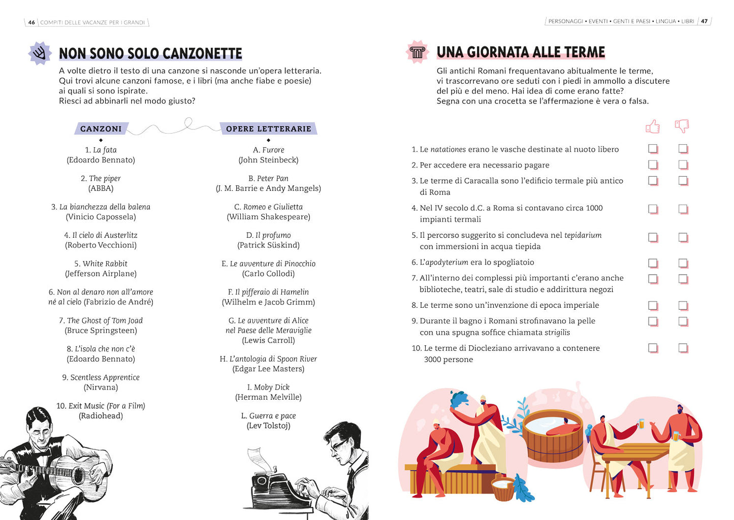 COMPITI PER LE VACANZE PER I GRANDI