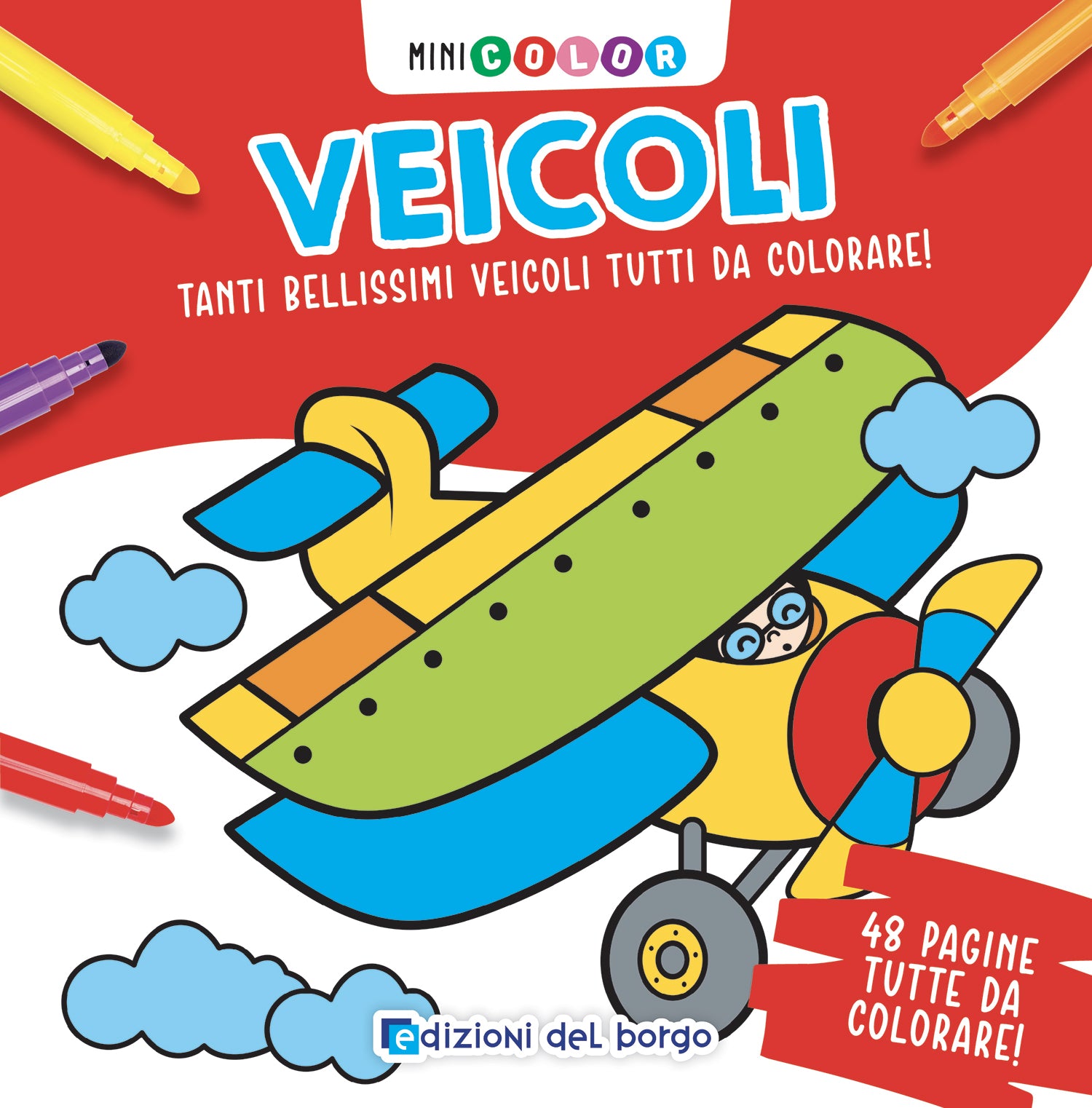 Veicoli. Tanti bellissimi veicoli tutti da colorare