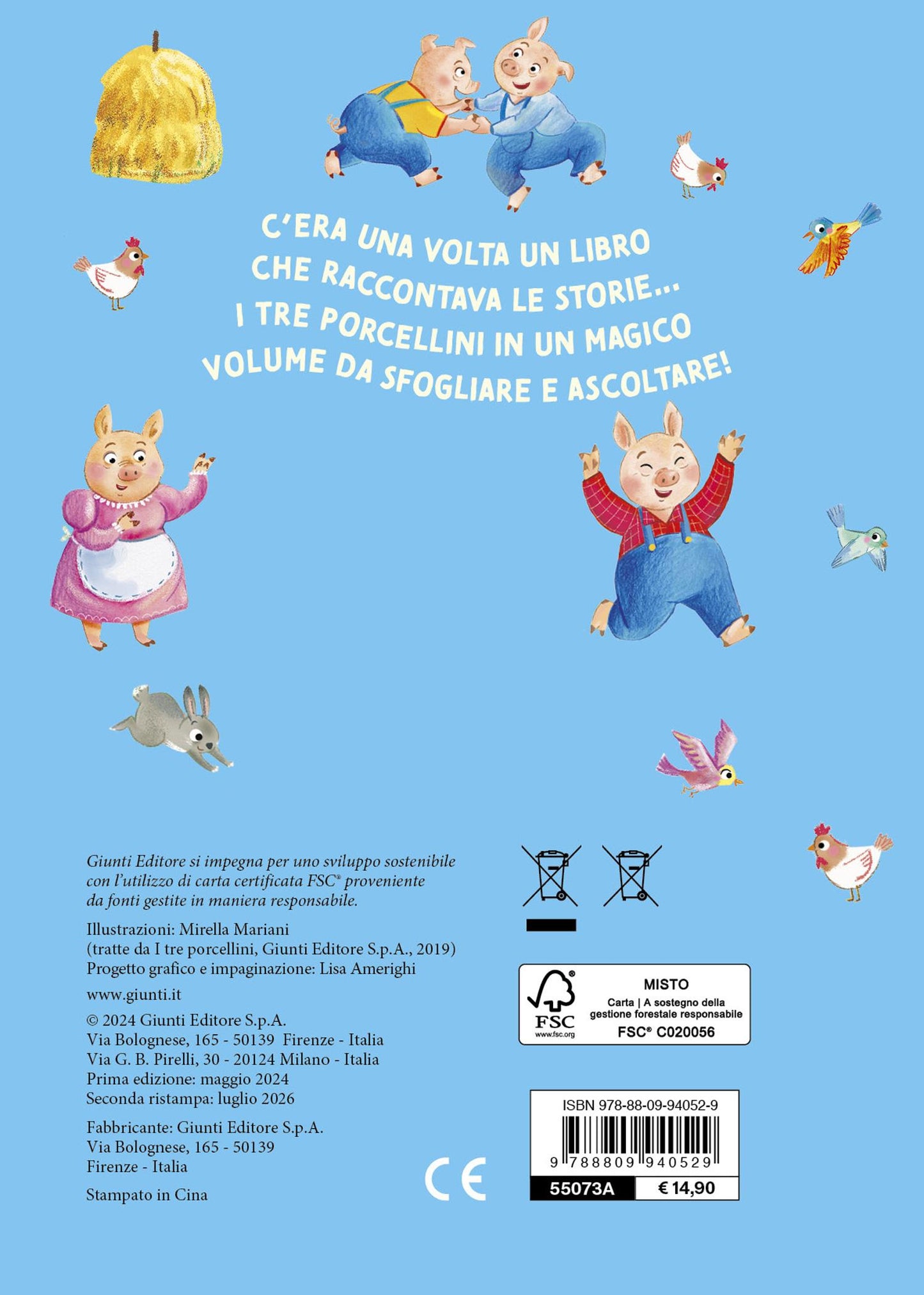 I tre porcellini. Libri parlanti