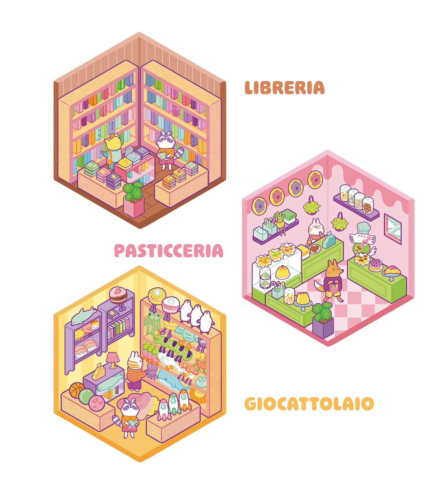 Negozi. Cozy Stickers