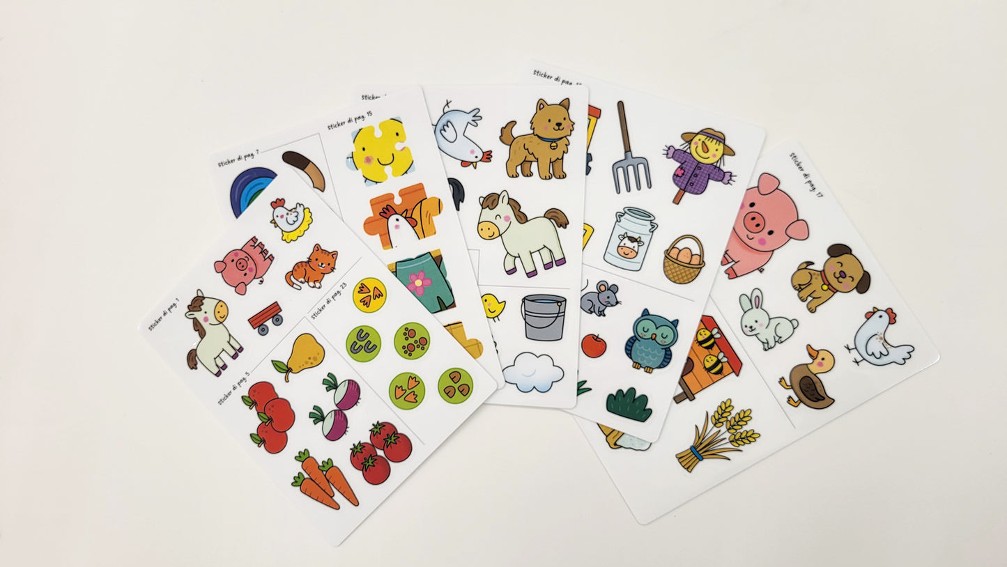 Insieme alla fattoria . Tante attività, coloring e giochi divertenti