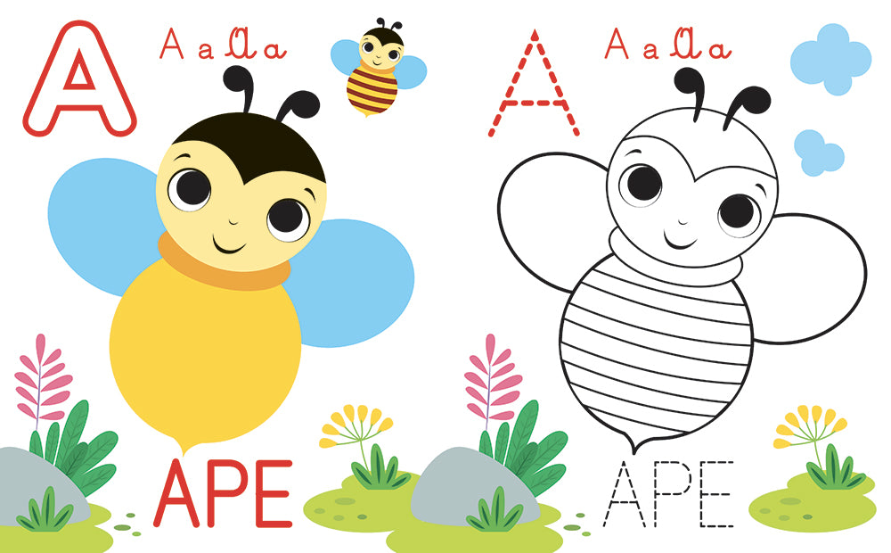Attacca colora impara le lettere