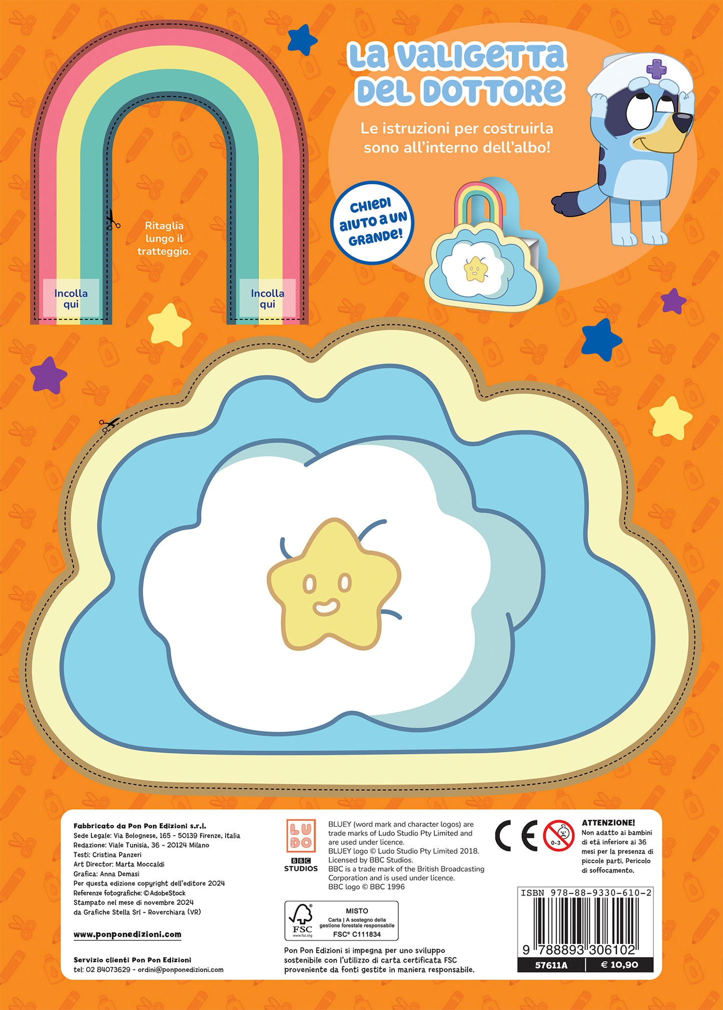 Bluey. Crea con Bluey + Il fantastico set del dottore
