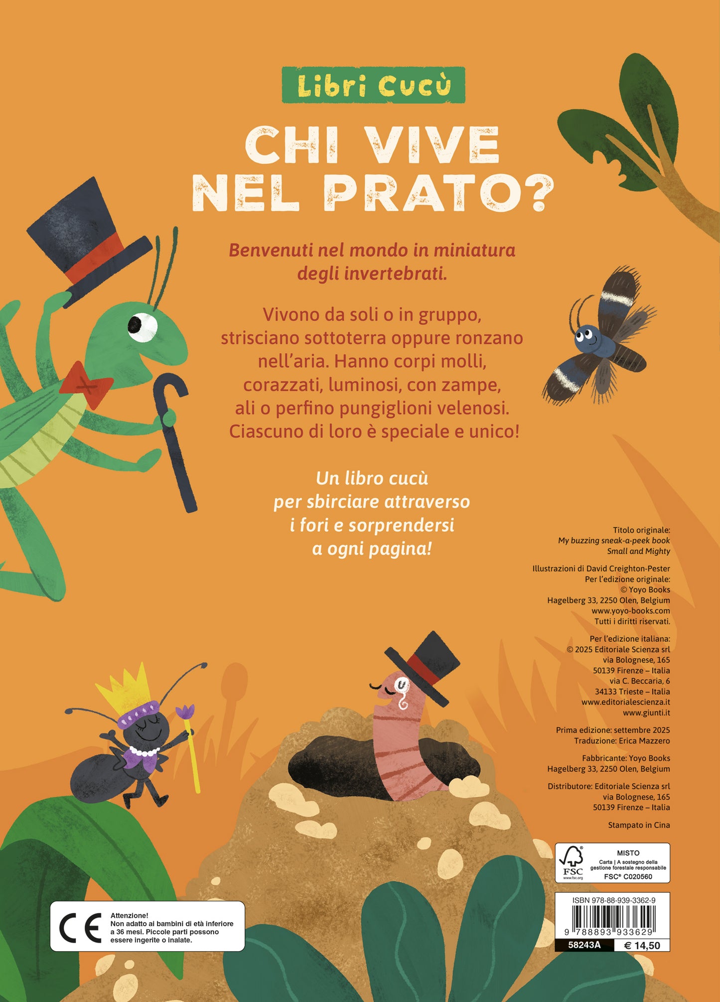 Chi vive nel prato?. Per sbirciare attraverso i fori e sorprendersi a ogni pagina!