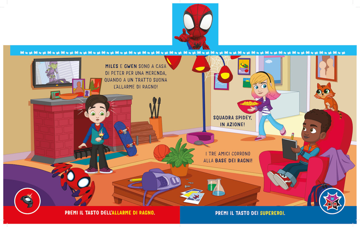 Spidey e i suoi amici Premi e ascolta