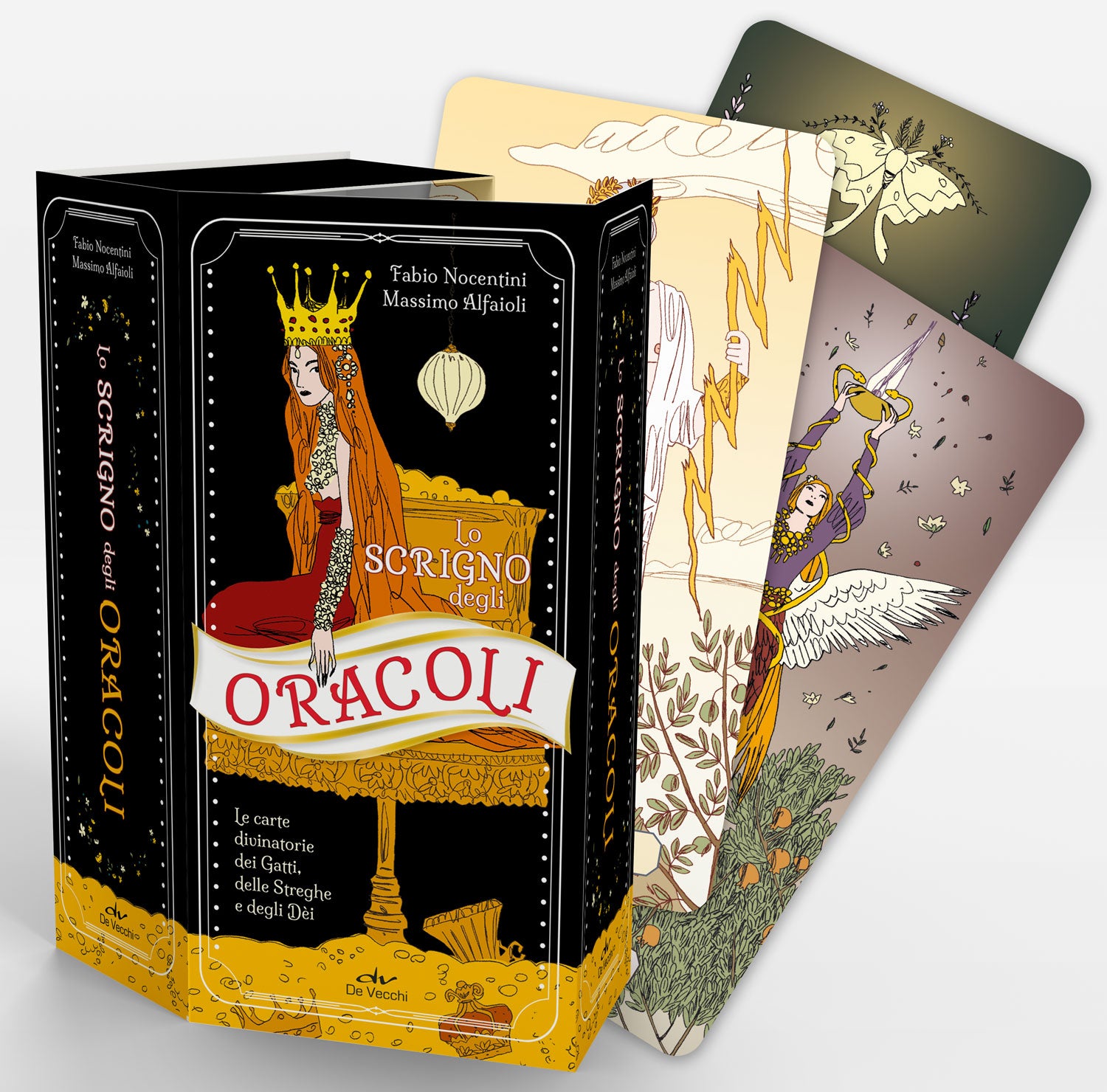 Lo scrigno degli oracoli. Scopri il futuro con le carte divinatorie dei Gatti, delle Streghe e degli Dei