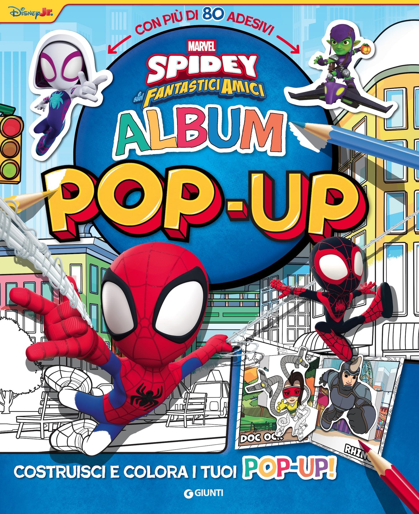 Spidey Album Pop-up. Con più di 80 adesivi