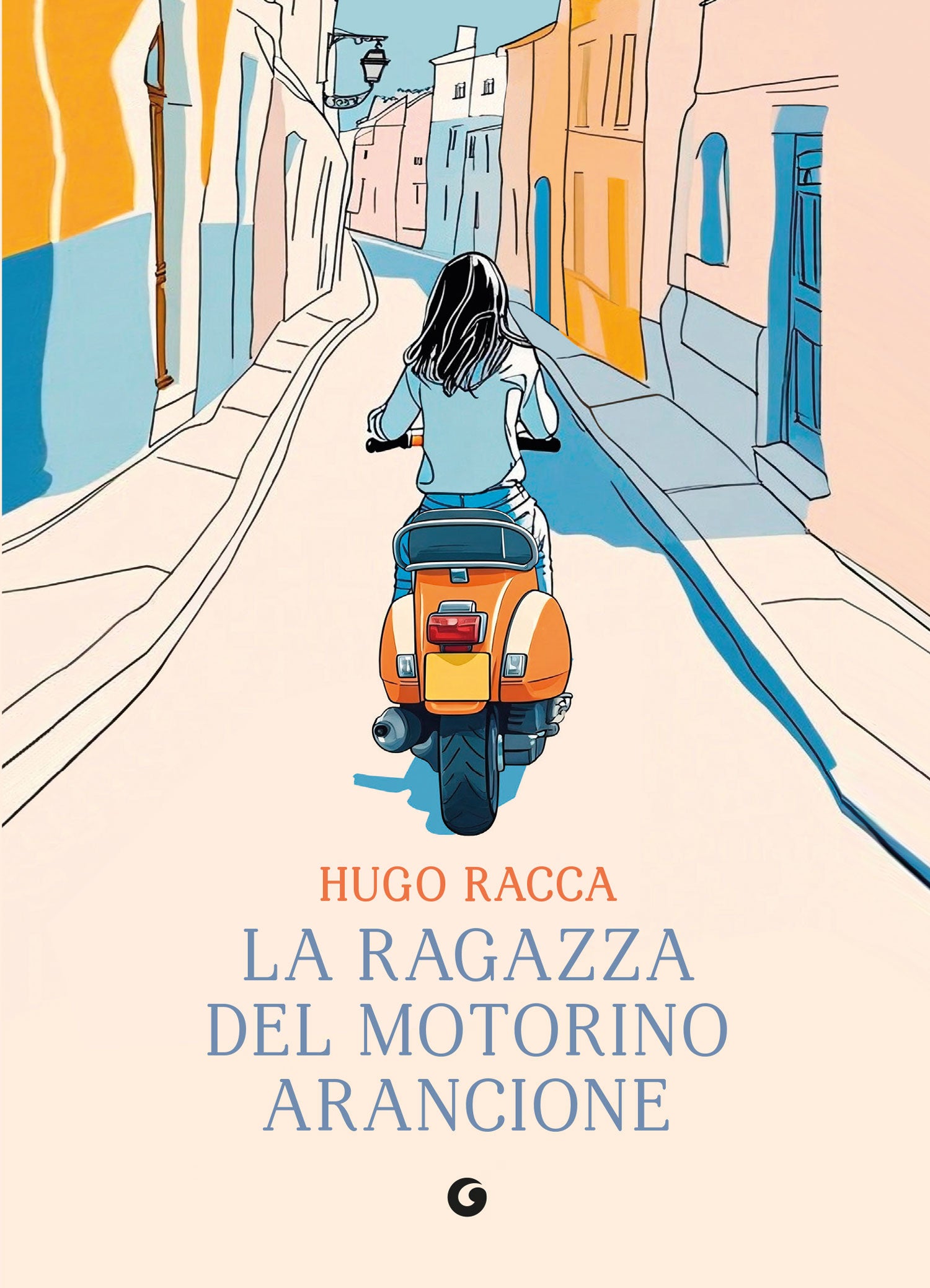La ragazza del motorino arancione