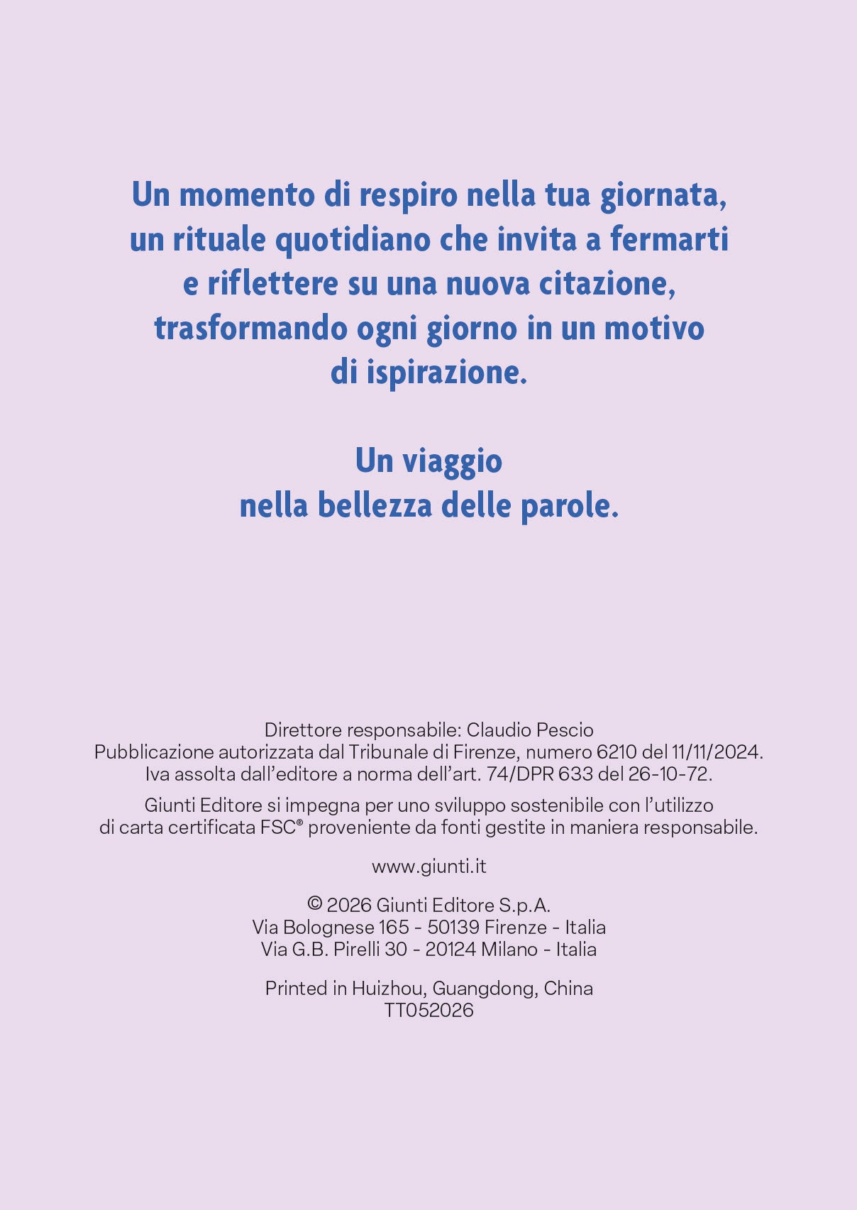 Calendario letterario 2027