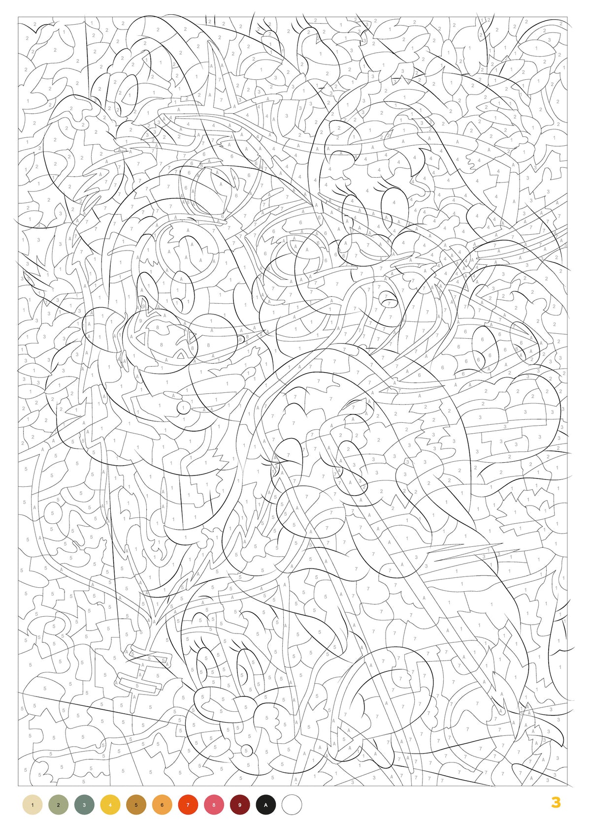 STITCH Ritratti Colori Misteriosi. Arteterapia Libro da colorare per adulti
