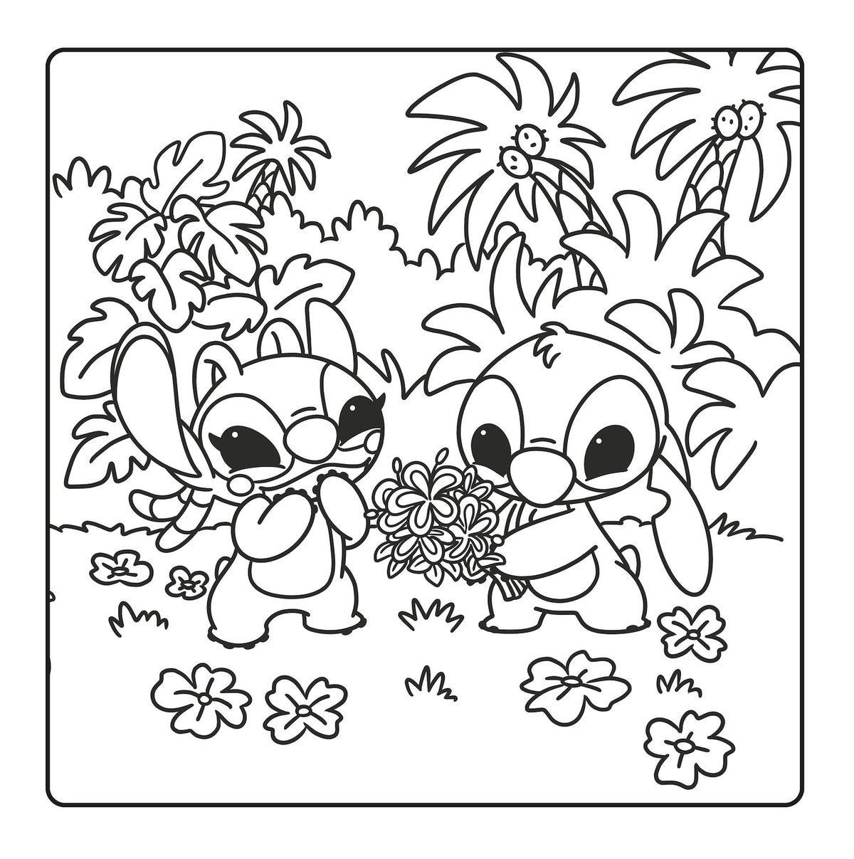 Stitch&Angel Cozy Coloring