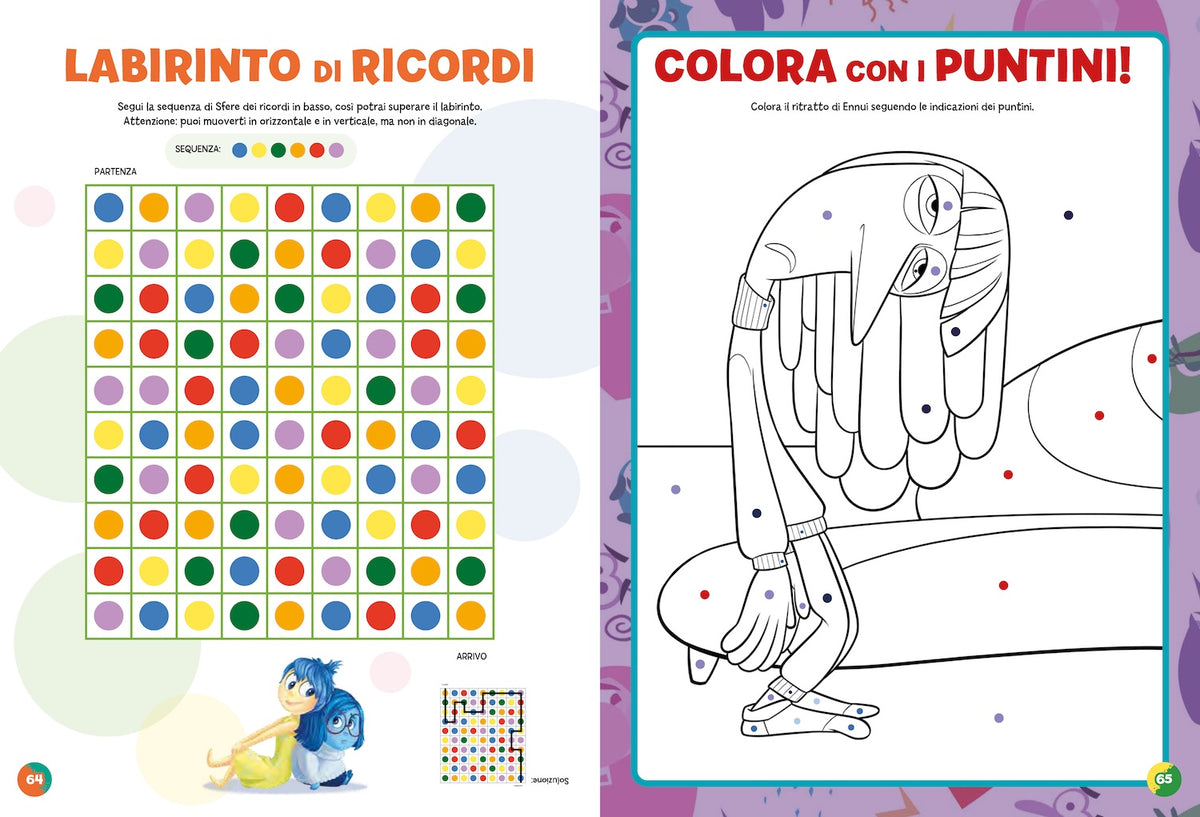 100 Pagine di giochi e attività Inside Out 2. Con tanti adesivi