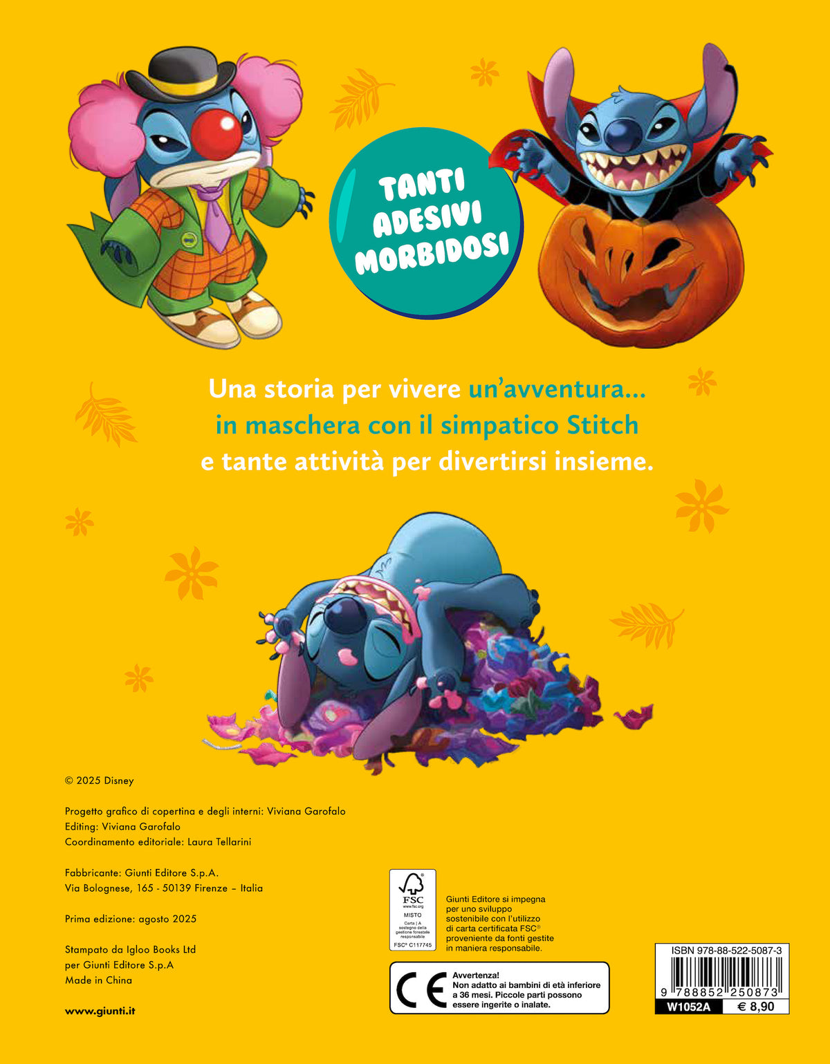 Lilo&Stitch Bubble Stickers. Con tanti adesivi morbidosi - Storia e Giochi