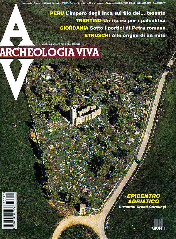 Archeologia Viva n. 90 - novembre/dicembre 2001. Rivista bimestrale