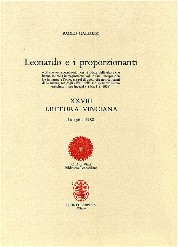 Leonardo e i proporzionanti. Letture vinciane - XXVIII