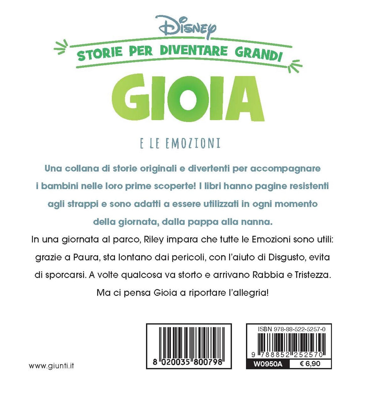 Gioia e le emozioni Storie per diventare grandi