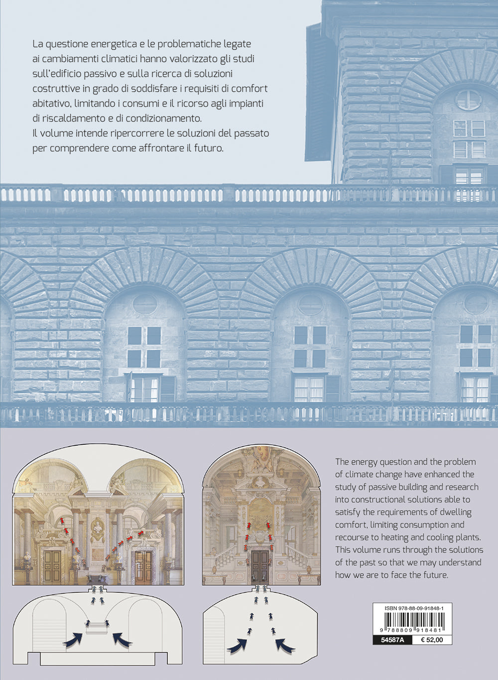 Ventilazione e raffrescamento negli edifici storici - bilingue ita/ing.. Problemi di restauro e conservazione