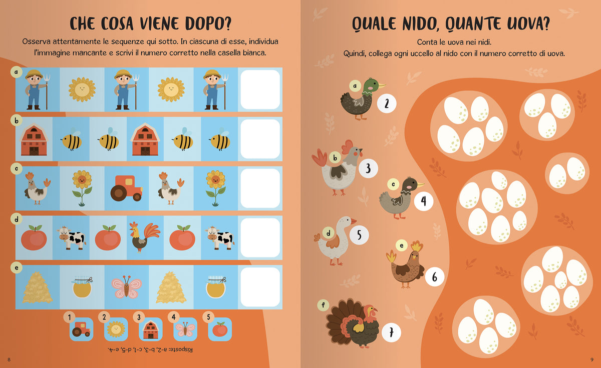 Fattoria. Giochi, Attività, Sticker