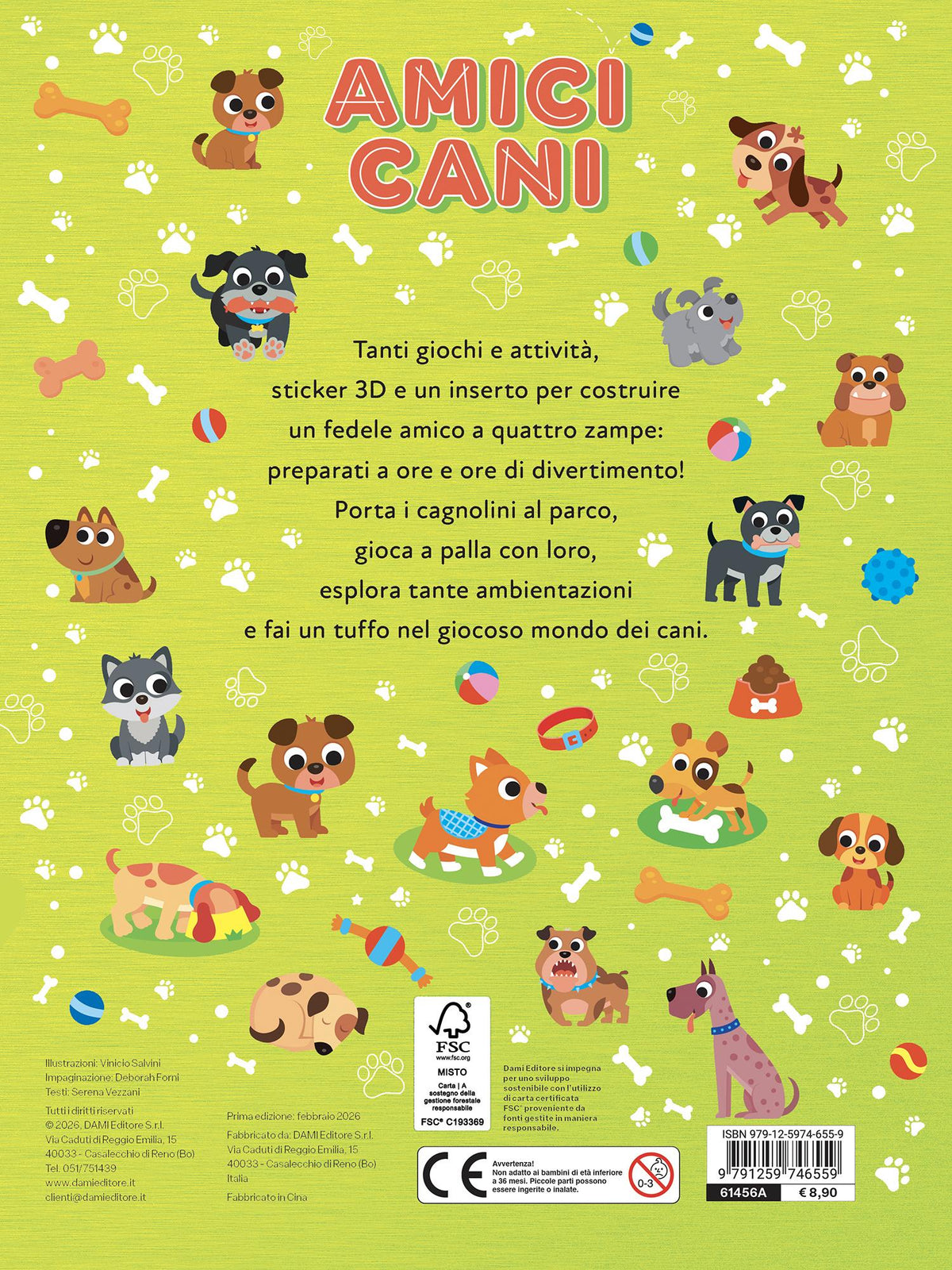 Amici Cani. Giochi, percorsi, labirinti, coloring