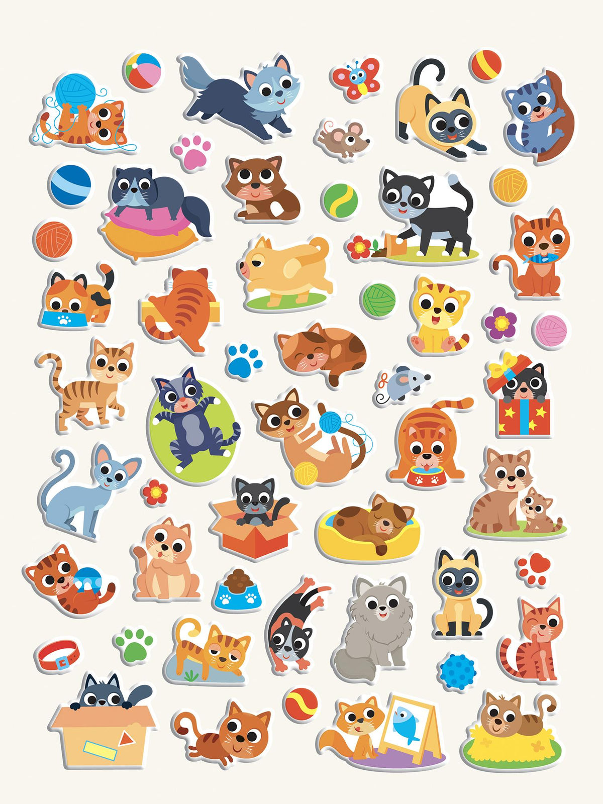 Amici Gatti. Giochi, percorsi, labirinti, coloring