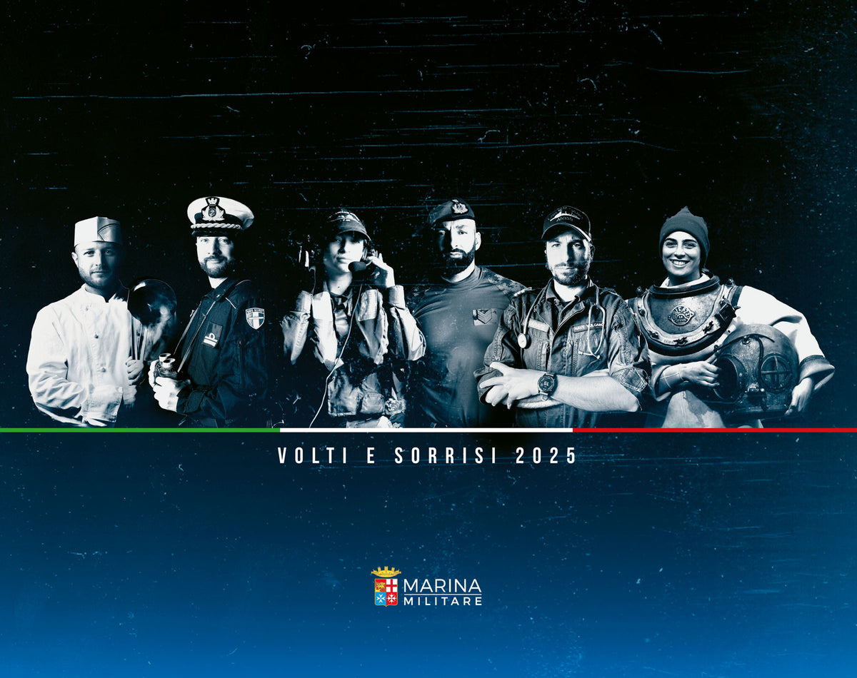 Calendario Marina Militare 2025 - da muro. Volti e sorrisi