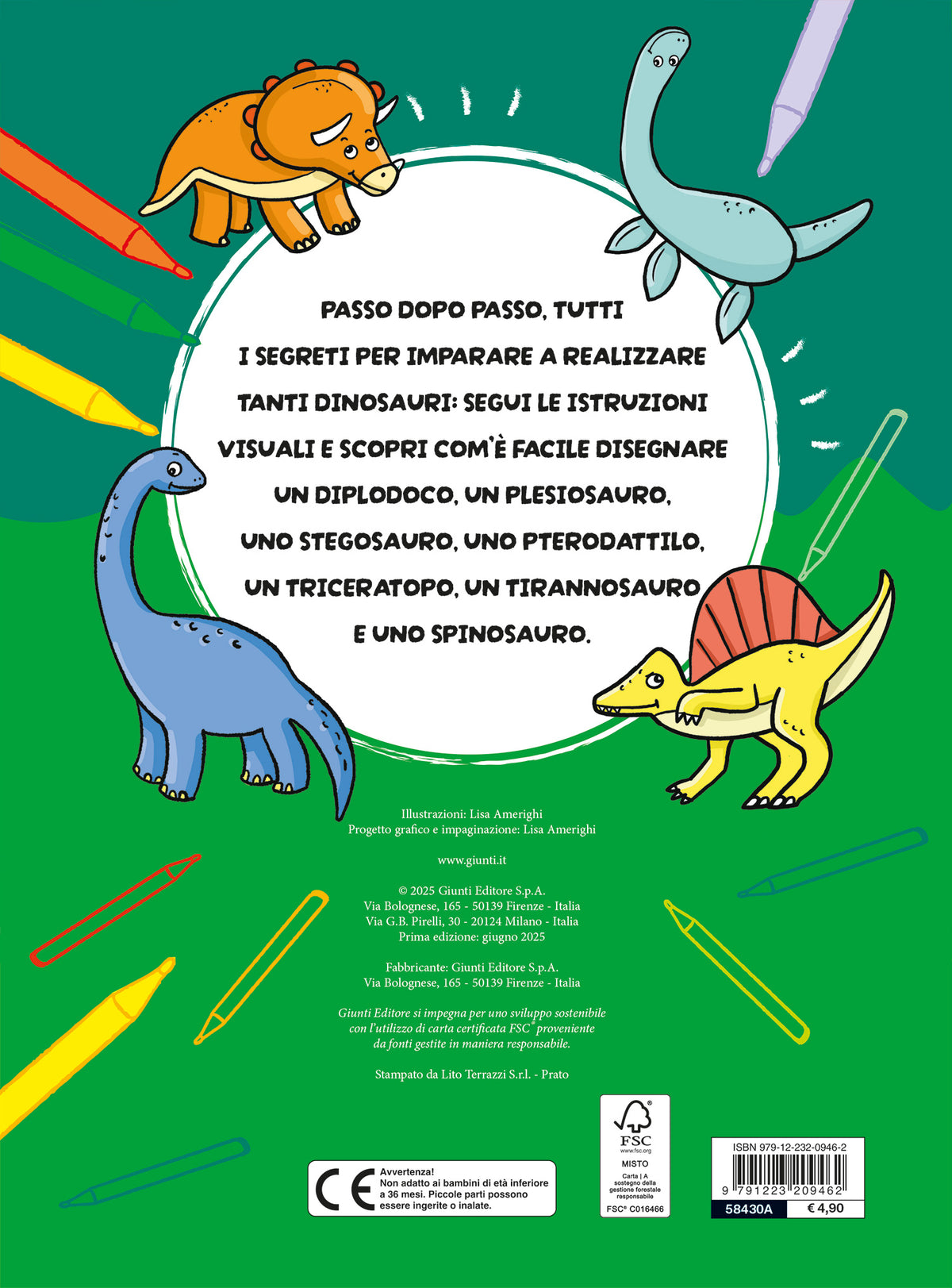 Com'è bello disegnare i dinosauri