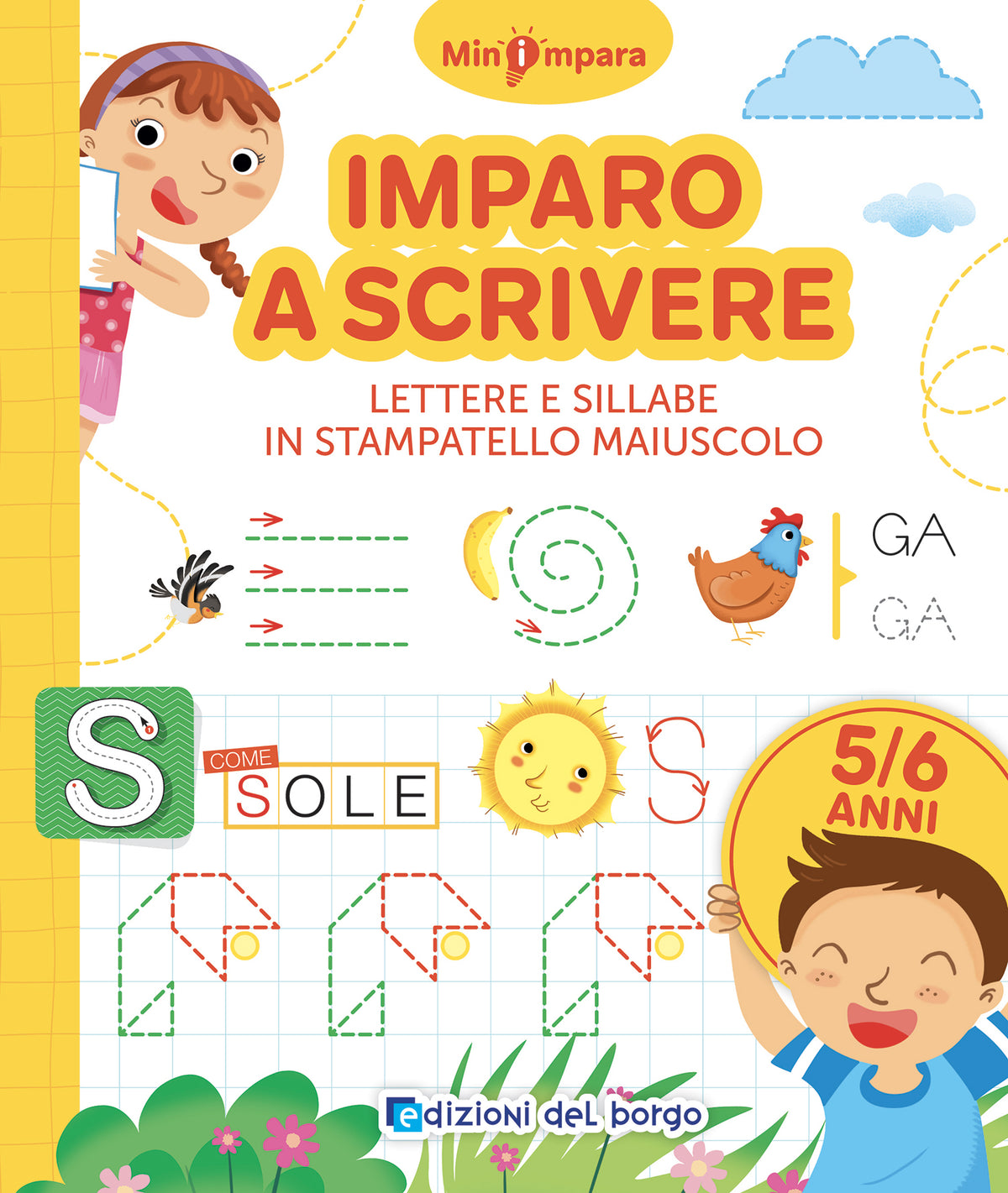 Imparo a scrivere. Tratti, segni, cornicette