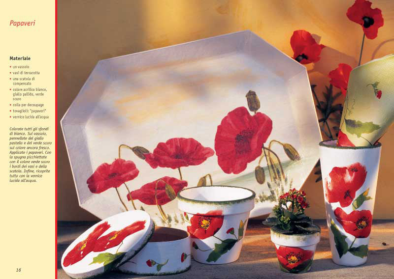 Decoupage con i tovaglioli