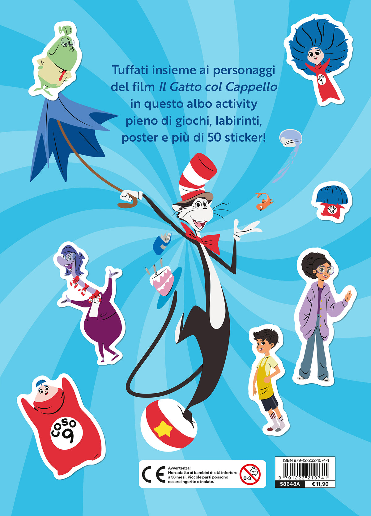 Il gatto col cappello. Libro Activity
