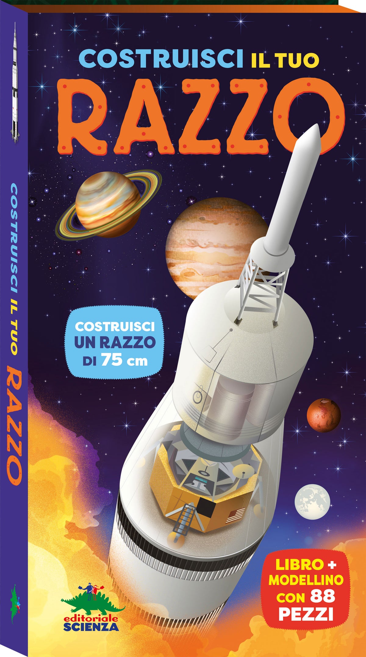 Costruisci il tuo razzo. Libro + modellino di 88 pezzi