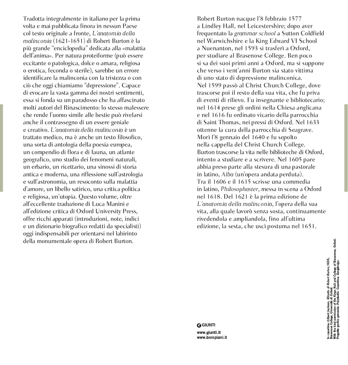 L'anatomia della malinconia