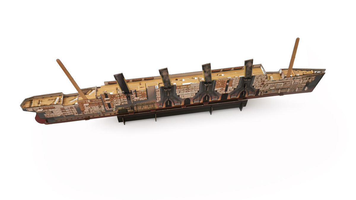 Costruisci il Titanic. Costruisci una nave di 65cm – Libro + modellino con 48 pezzi