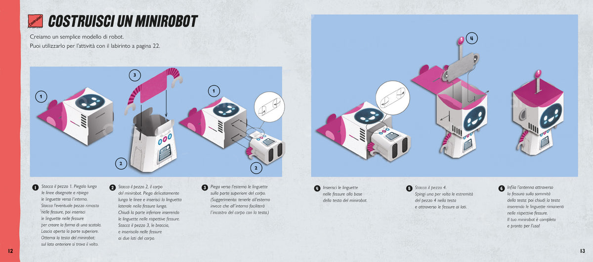 Missione IA e robot. Con cinque modellini da costruire!