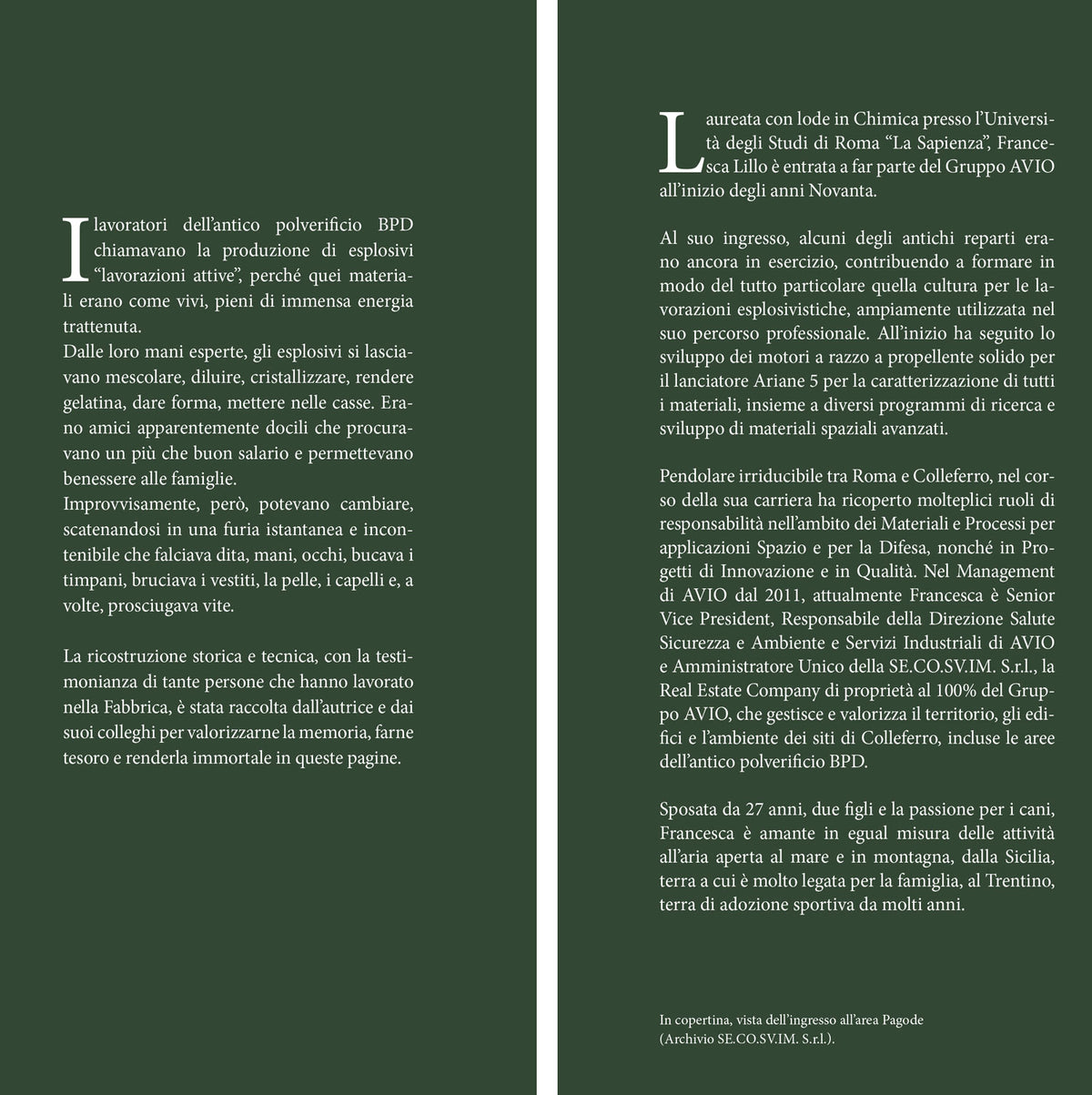 Un territorio per la Fabbrica e una Fabbrica per il territorio . Viaggio nell'antico polverificio BPD dalla fondazione al secondo dopoguerra