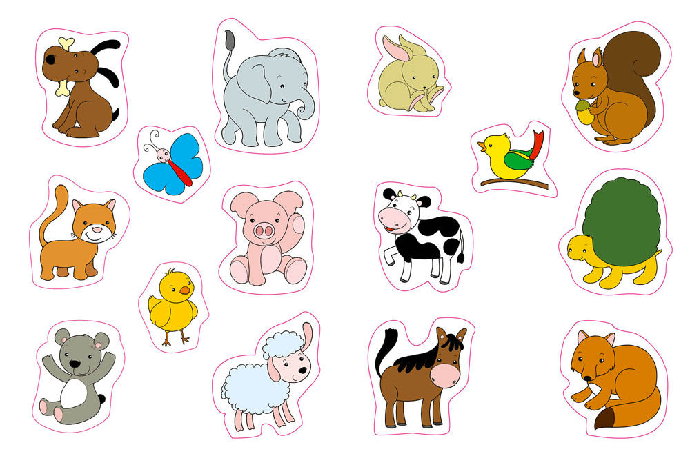 Colora e gioca con i cuccioli. Con stickers