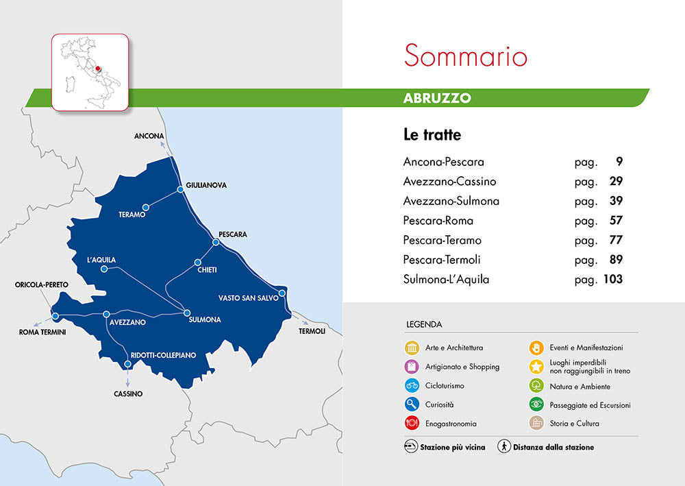 Abruzzo in treno. I regionali da vivere