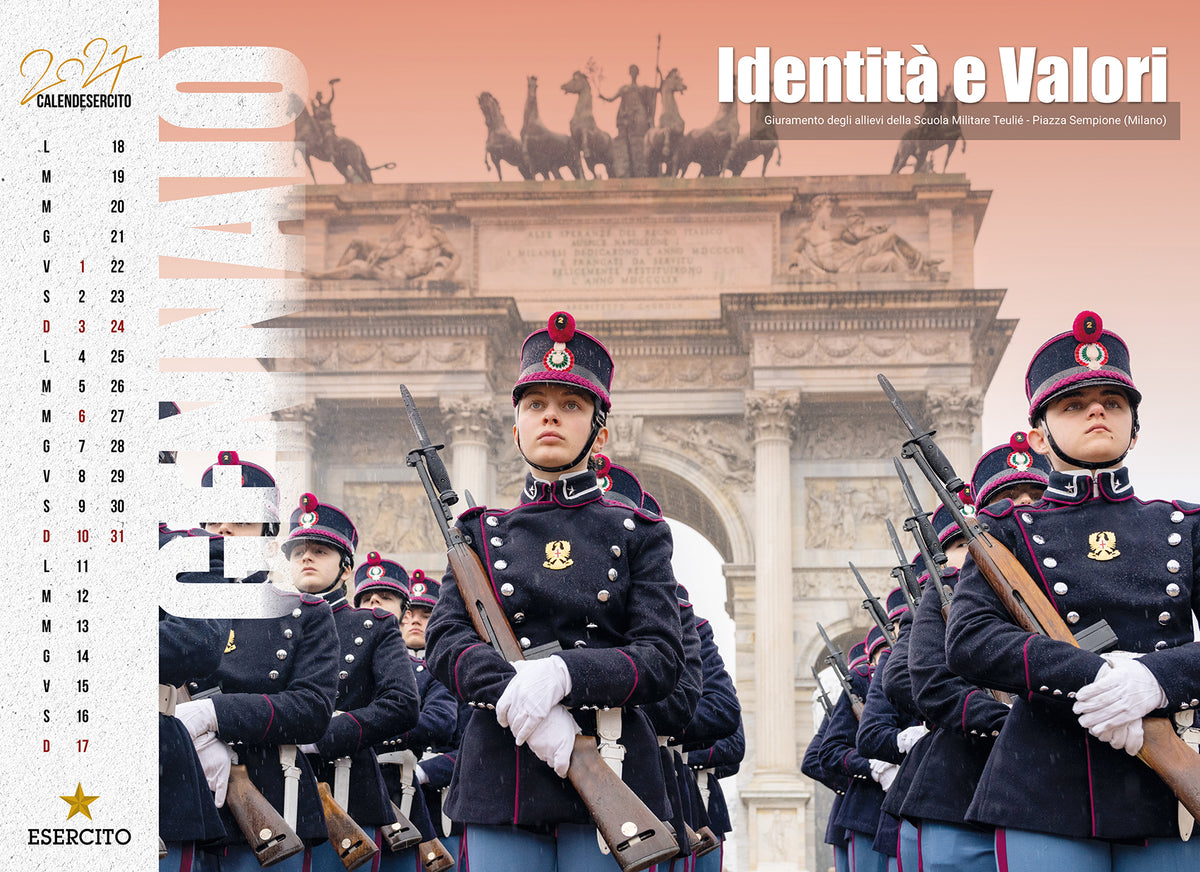 CalendEsercito 2027 - da parete. I volti dell'Esercito